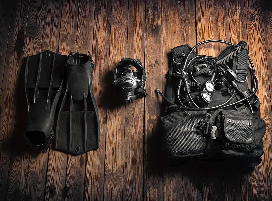 scuba diving equipment